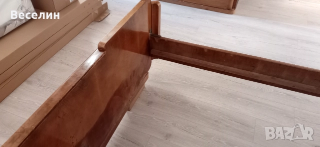 Спалня от дърво за матрак с размери 164х190 см или 160х190 см, снимка 8 - Спални и легла - 52551299