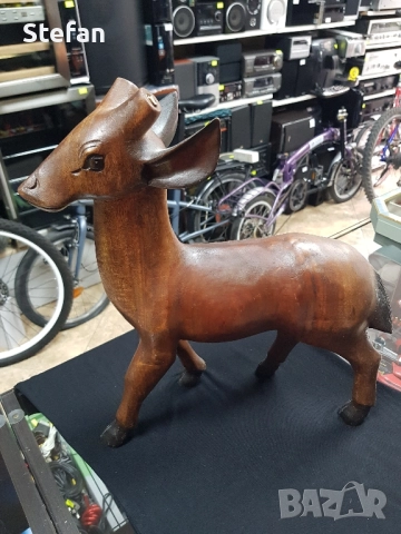 дървена изработка елен