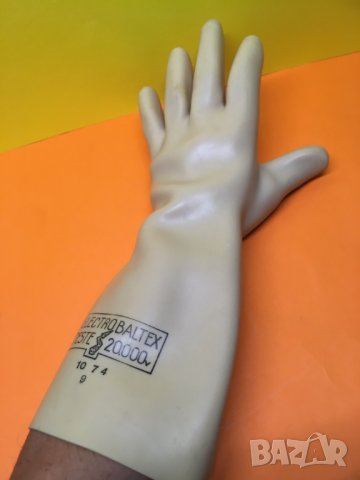 Диелектрични ръкавици за работа под напрежение 20.000 V Elecrobaltex, снимка 7 - Други инструменти - 40671465