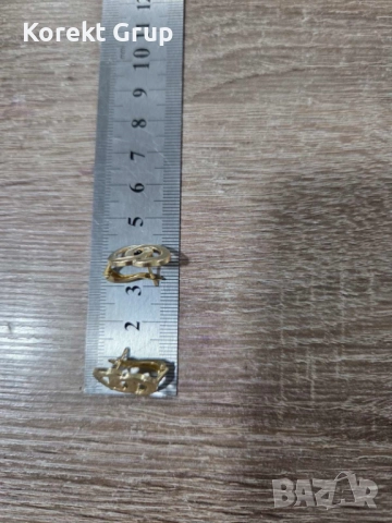 Златни обеци , снимка 6 - Обеци - 52842491