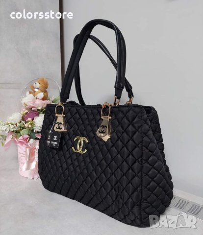  Луксозна Черна чанта код Р61, снимка 5 - Чанти - 35654239