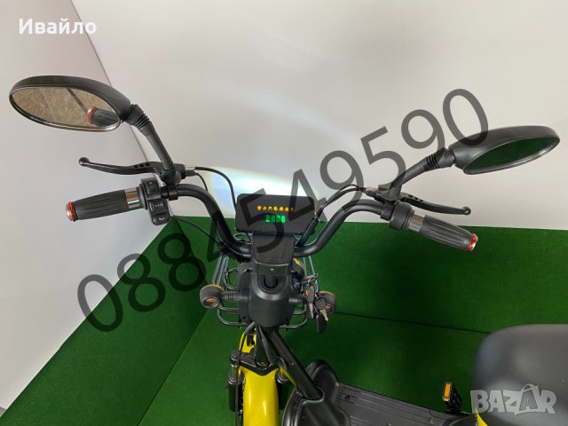 Eлектрически скутер - колело с двойна седалка – велосипед EGV X3 -2021, снимка 7 - Велосипеди - 35567679