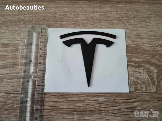 черен гланц лого Tesla , снимка 6 - Аксесоари и консумативи - 51986262