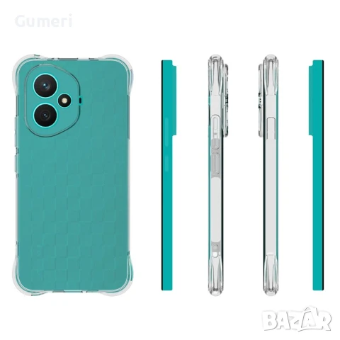 Huawei Honor 400 Силиконов Прозрачен Гръб С Подсилени Ръбове, снимка 5 - Калъфи, кейсове - 50849409