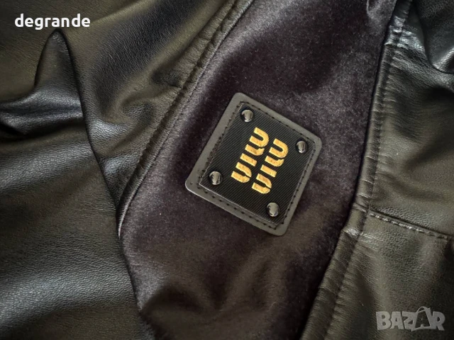 Дамска черна рокля Miu miu , снимка 3 - Рокли - 50925298