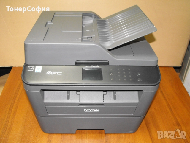 Лазерен принтер скенер копир Brother MFC-L2720DW Wi-Fi Wireless, снимка 3 - Принтери, копири, скенери - 51873571