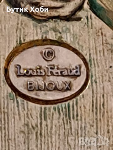 Раритет ! Винтидж обеци/клипси  Louis Feraud, снимка 6 - Антикварни и старинни предмети - 40530859