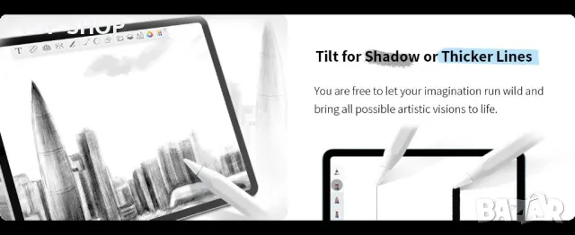 Оригинален стилус Metapen  Pencil A8 iPad, снимка 8 - Таблети - 48472285