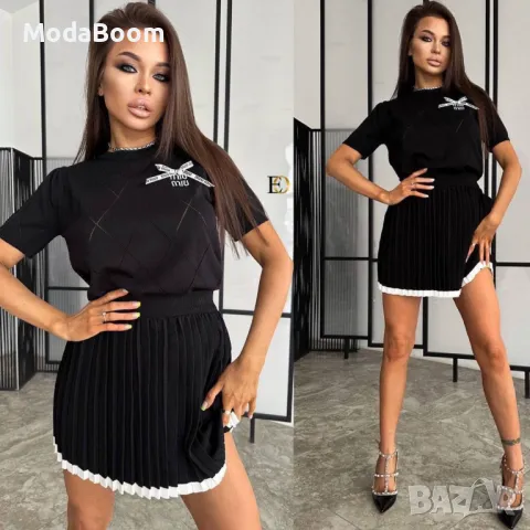 Miu Miu черни дамски комплекти , снимка 2 - Комплекти - 48507163