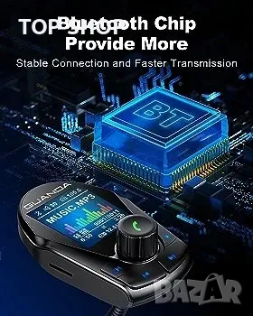 Bluetooth FM трансмитер, снимка 4 - Слушалки и портативни колонки - 48738920