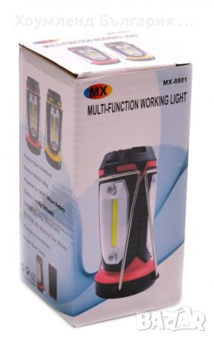  Презареждащ се фенер 6в1 с разгъващи се LED перки, снимка 8 - Други - 41465632