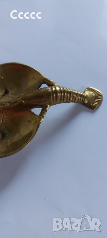 Свещник  от месинг , снимка 2 - Антикварни и старинни предмети - 34026449