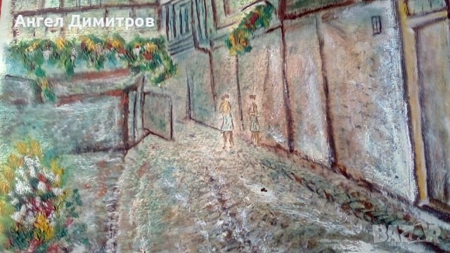 Хлебаров маслена картина Несебър , снимка 6 - Картини - 41929541