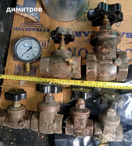 Главни спирателни кранове за жилищни сгради 1цол 11/2. 2 и 3 цола шибани и клапан и 