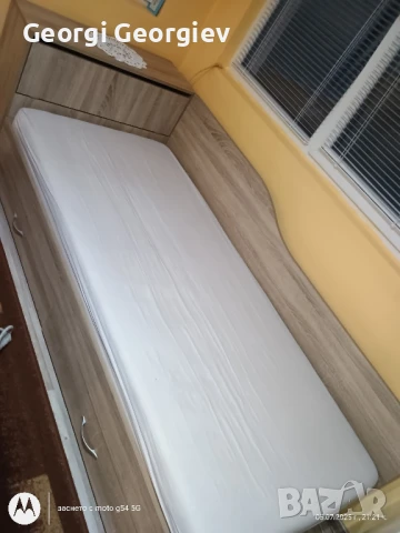 два броя ъглови легла с чекмеджета и две ракли, снимка 2 - Дивани и мека мебел - 50922864