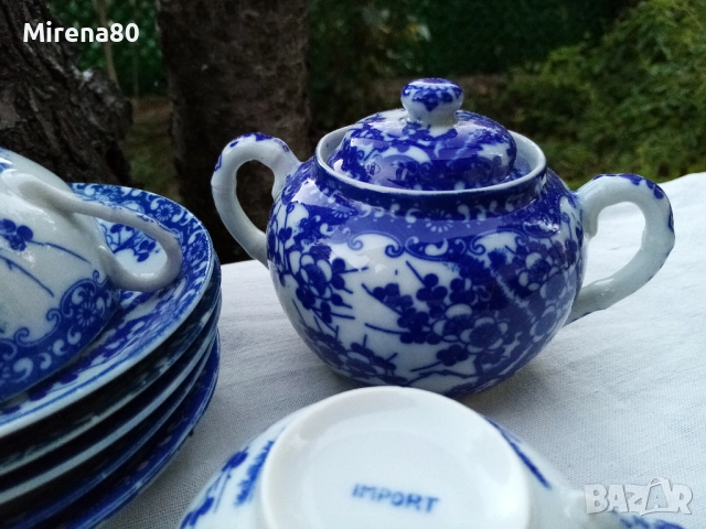 Винтидж японски сервиз, снимка 3 - Антикварни и старинни предмети - 51537969