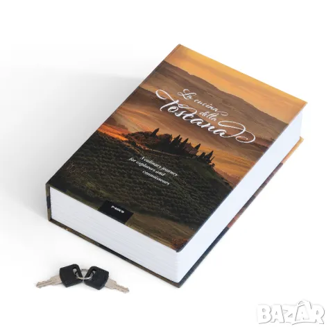 книга сейф скривалище за ценности - Toscana 