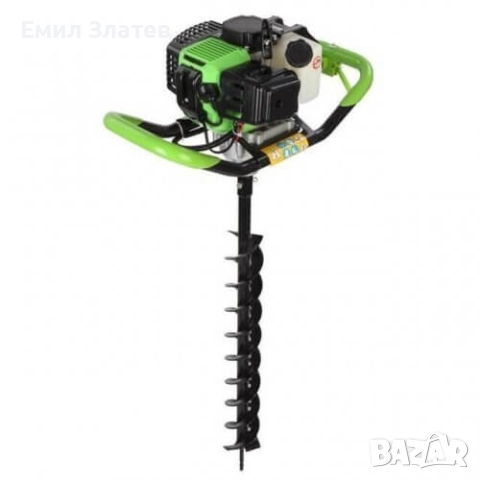 Бензинов свредел Тайга 74cc с комплект свредло 150 мм, снимка 2 - Други инструменти - 52615696