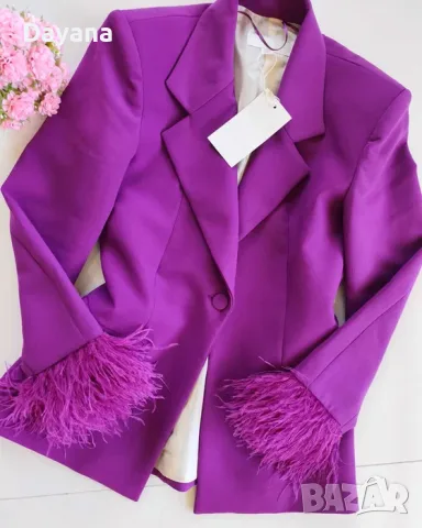 Сако с пера ЗАРА ZARA, снимка 2 - Сака - 55925073