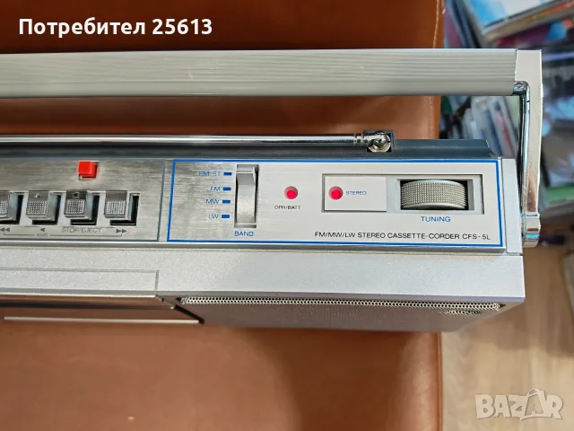 Boombox Sony Cfs-5l, снимка 4 - Радиокасетофони, транзистори - 55791483