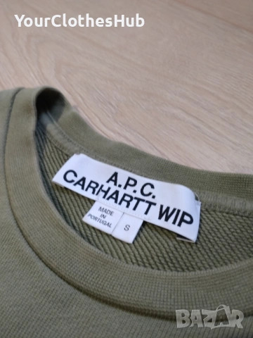 A.P.C. & Carhartt S size Дамска блуза, снимка 4 - Блузи с дълъг ръкав и пуловери - 53273611