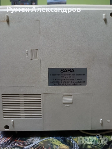 Saba CR-335 stereo  1973-1975 година, снимка 5 - Радиокасетофони, транзистори - 53179381