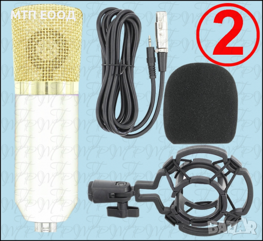 Кондензаторен микрофон, студио, снимка 2 - Микрофони - 36211444