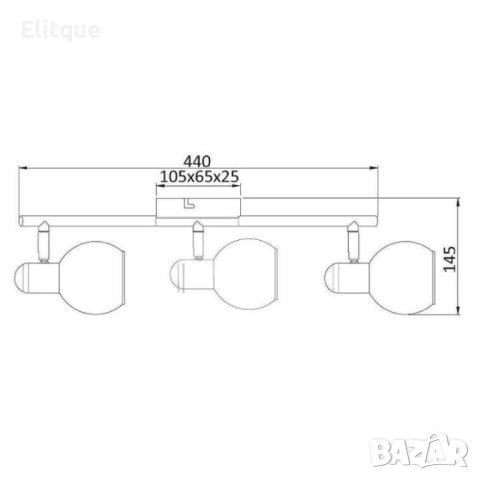 Уникален спот Sansa, E14, 1 max 40 W, снимка 10 - Други - 52853734