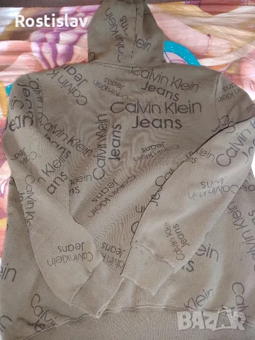 Calvin Klein оригинален мъжки суичър размер хл , снимка 3 - Суичъри - 56040556