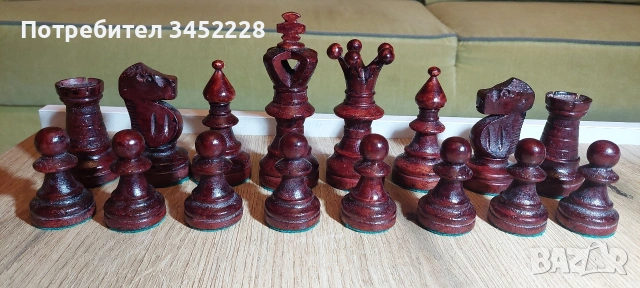 фигури за шах дърворезба големи за ценители , снимка 3 - Шах и табла - 53233583