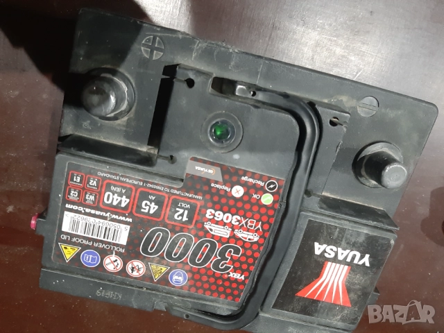 Акумулатор YUASA 45 Ah, снимка 3 - Аксесоари и консумативи - 52586750