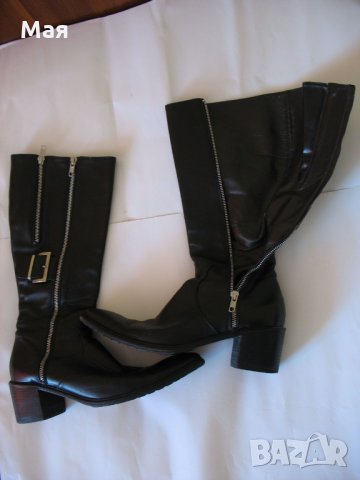 Дамски италиански ботуши, 38 номер, естествена кожа , снимка 5 - Дамски ботуши - 26821562