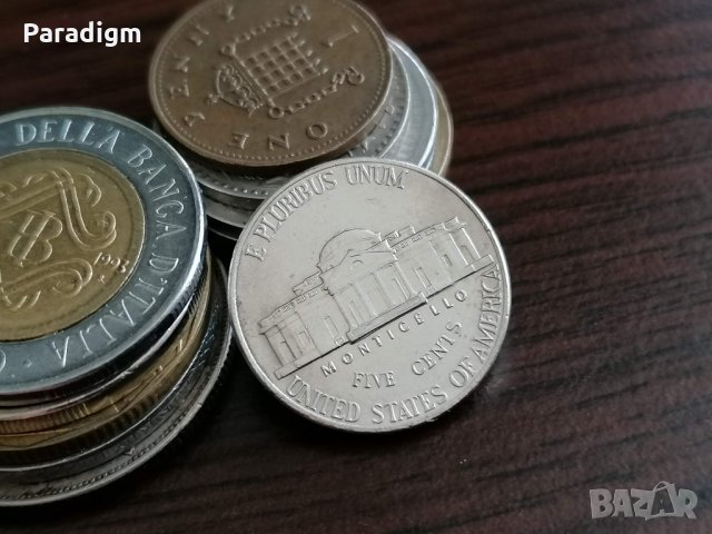 Монета - САЩ - 5 цента | 2001г.