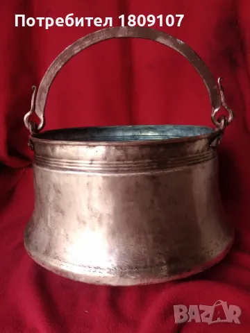Меден казан 36х24 см, снимка 2 - Антикварни и старинни предмети - 49934527
