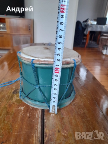 Стар детски тъпан,барабан,барабанче #3, снимка 5 - Други ценни предмети - 52123439