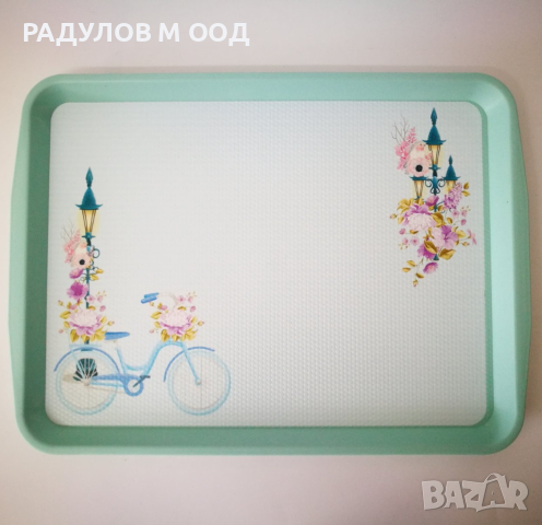 Поднос правоъгълен с декор / 201327, снимка 2 - Аксесоари за кухня - 44599751