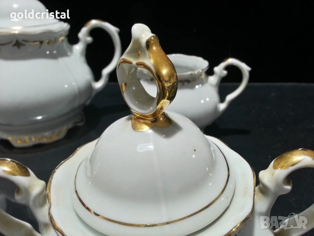 Стар български порцелан чайник заханица латиера , снимка 10 - Антикварни и старинни предмети - 53102974