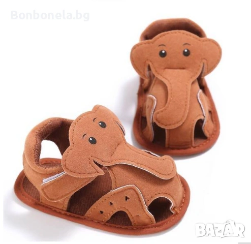 Бебешки сандали Слонче, снимка 2 - Бебешки обувки - 53434284