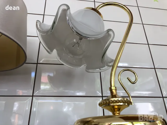 Vintage нощна лампа, снимка 5 - Настолни лампи - 48561139