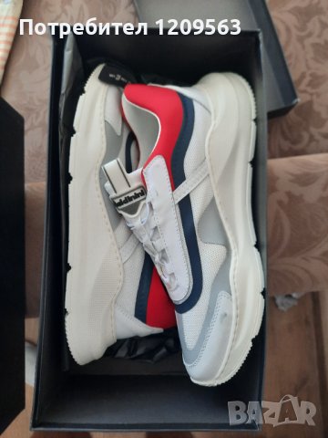 италиански мъжки кожени обувки baldinini 43 от естествена кожа, снимка 11 - Маратонки - 41722788