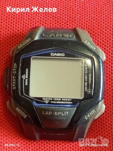 Винтидж електтронен часовник CASIO рядък модел за КОЛЕКЦИЯ 53643, снимка 4 - Мъжки - 53674524