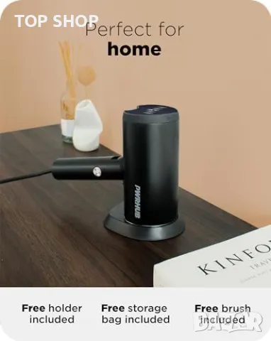 Нов Уред за пара дрехи бързо гладене Параход Стиймър Ютия пътуване, снимка 5 - Ютии - 49956896