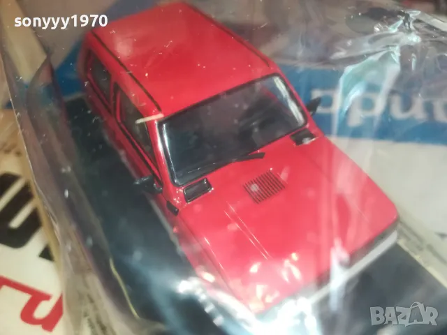 FIAT PANDA RED METAL CAR 2504251619, снимка 7 - Колекции - 50034767