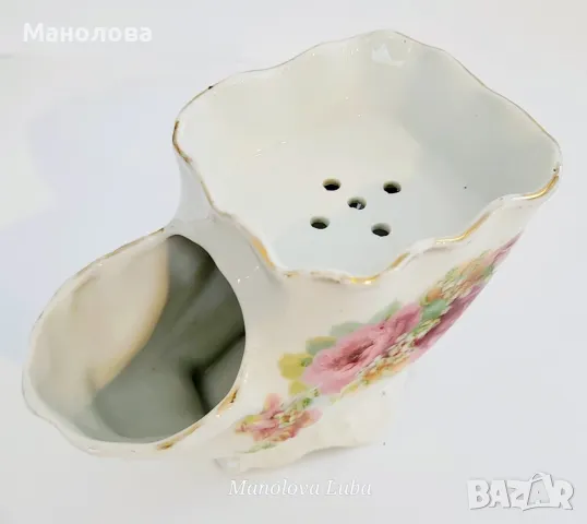 Стара немска сапунерка за бръснене, произведена в началото на миналия века. 🪒, снимка 7 - Други ценни предмети - 50214803