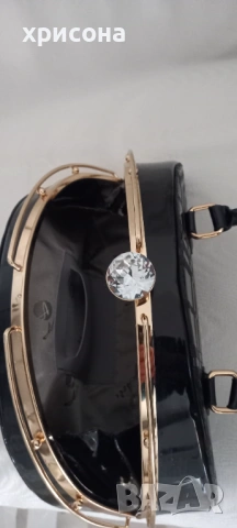 Нова , елегантна и оригинална, официална черна чанта , снимка 5 - Чанти - 53639106