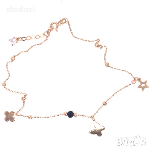 Златна дамска гривна за крак 2,33гр. 28,0см. 14кр. проба:585 модел:32198-2