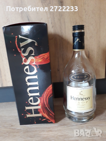 HENNESSY  V.S.О.Р. оригинална бутилка с кутия от коняк 