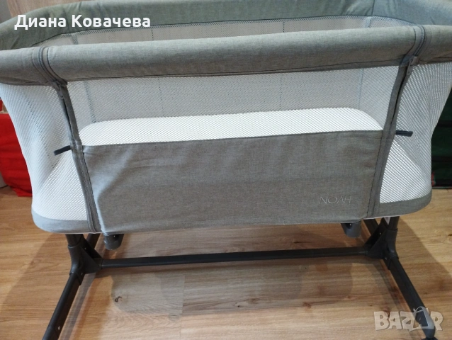 Електрическа люлка и бебешко легло next to me Kikka boo , снимка 7 - Детски люлки - 53699447