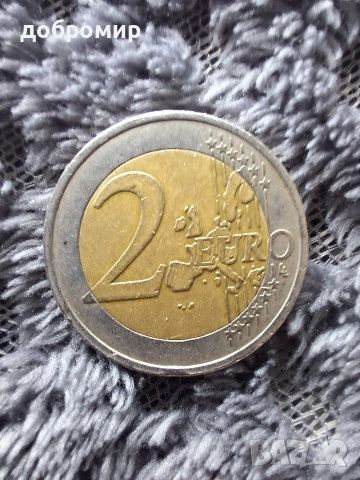 Френска монета от 2 евро-1999год, снимка 2 - Нумизматика и бонистика - 53835006