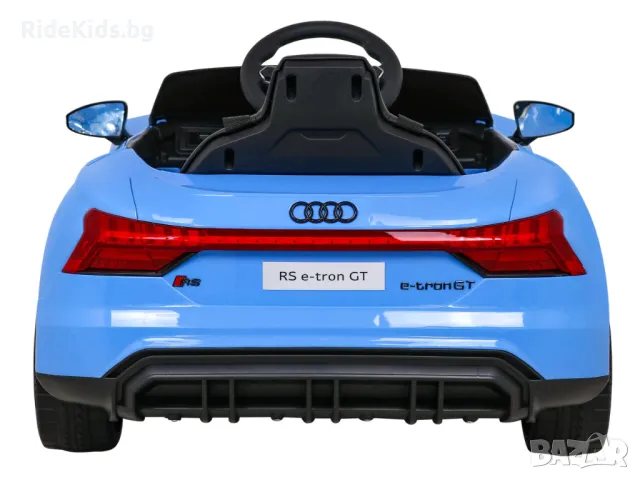 Audi RS E-Tron GT 12V – Детска акумулаторна кола, Синя, EVA гуми, снимка 8 - Детски велосипеди, триколки и коли - 50420834
